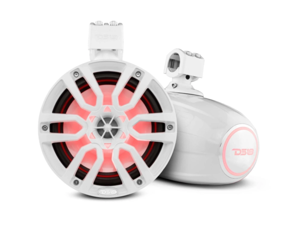 DS18 8″ Speaker Towers 375W with Integrated RGB LED Lights (Pair)(NXL-X8TP/BK) - Image 4