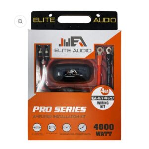 Elite Audio 4 Gauge OFC (EA-KIT4PRO) Amplifier Wiring Kit