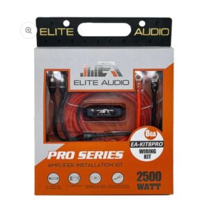 Elite Audio 8 Gauge OFC (EA-KIT8PRO) Amplifier Wiring Kit
