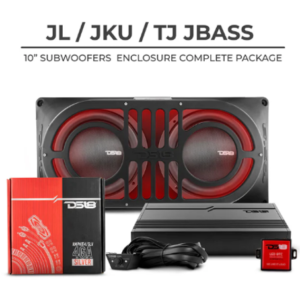 DS18 Jeep Wrangler (TJ/JK/JL) JBASS Platinum Tailgate Subwoofer Package