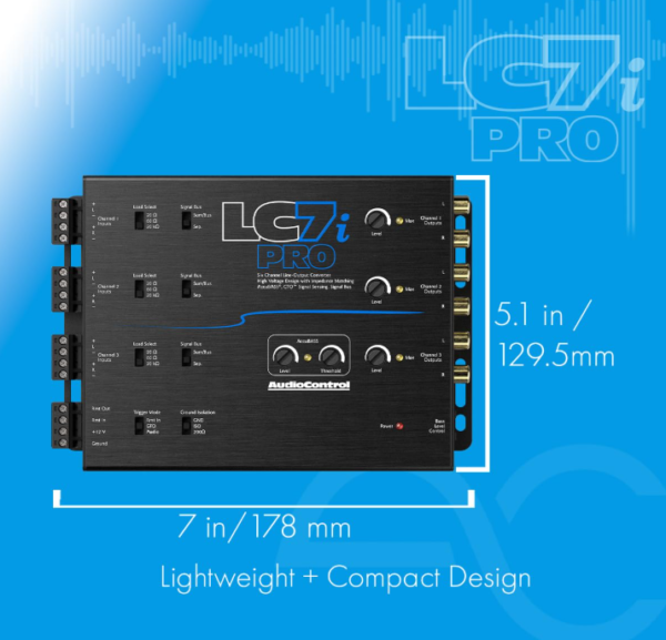 AudioControl LC7iPRO Line Output Converter 6-channel LOC with AccuBASS - Image 2